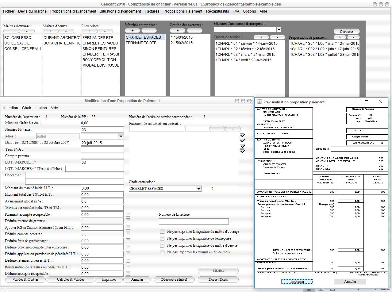 Gestion et suivi de chantier
