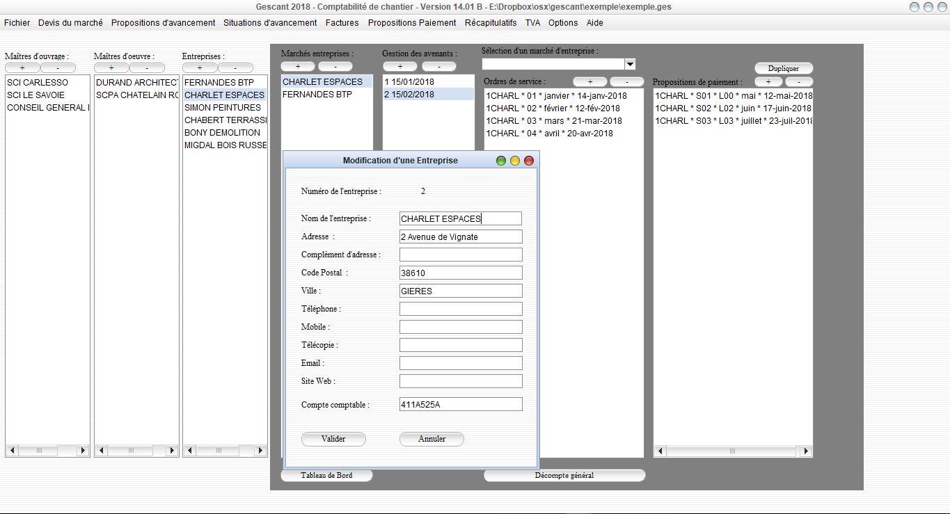 Gestion des entreprises